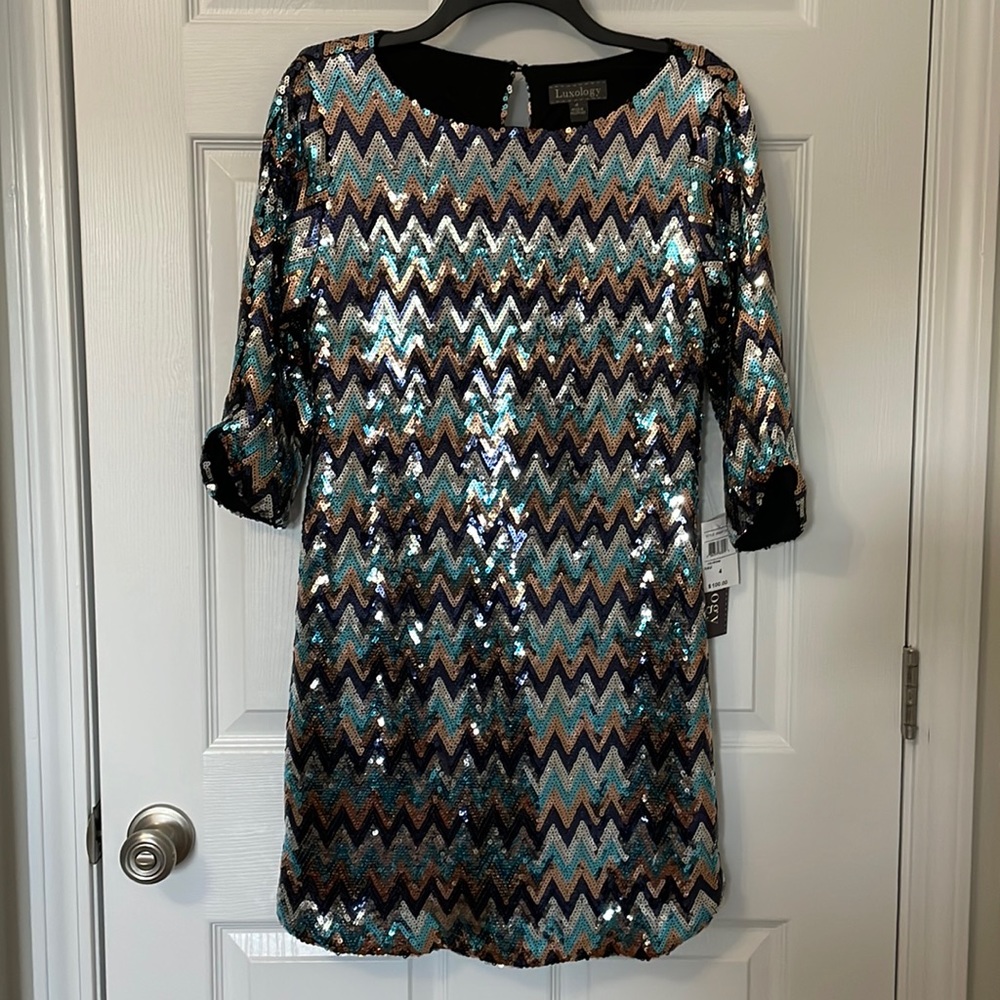 Luxology Sequin Dress